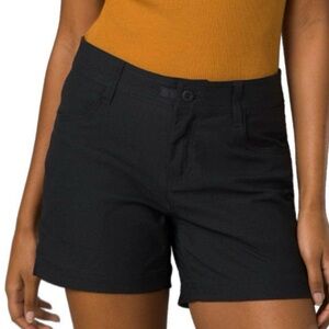 prAna Womens Halle Shorts II. Black. Size 10